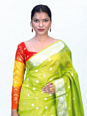 Banarasi Khaddi Georgatte Silk