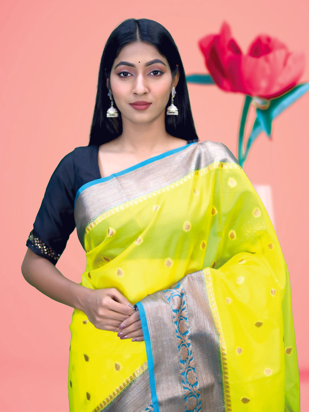 Banarasi Organza Silk Saree