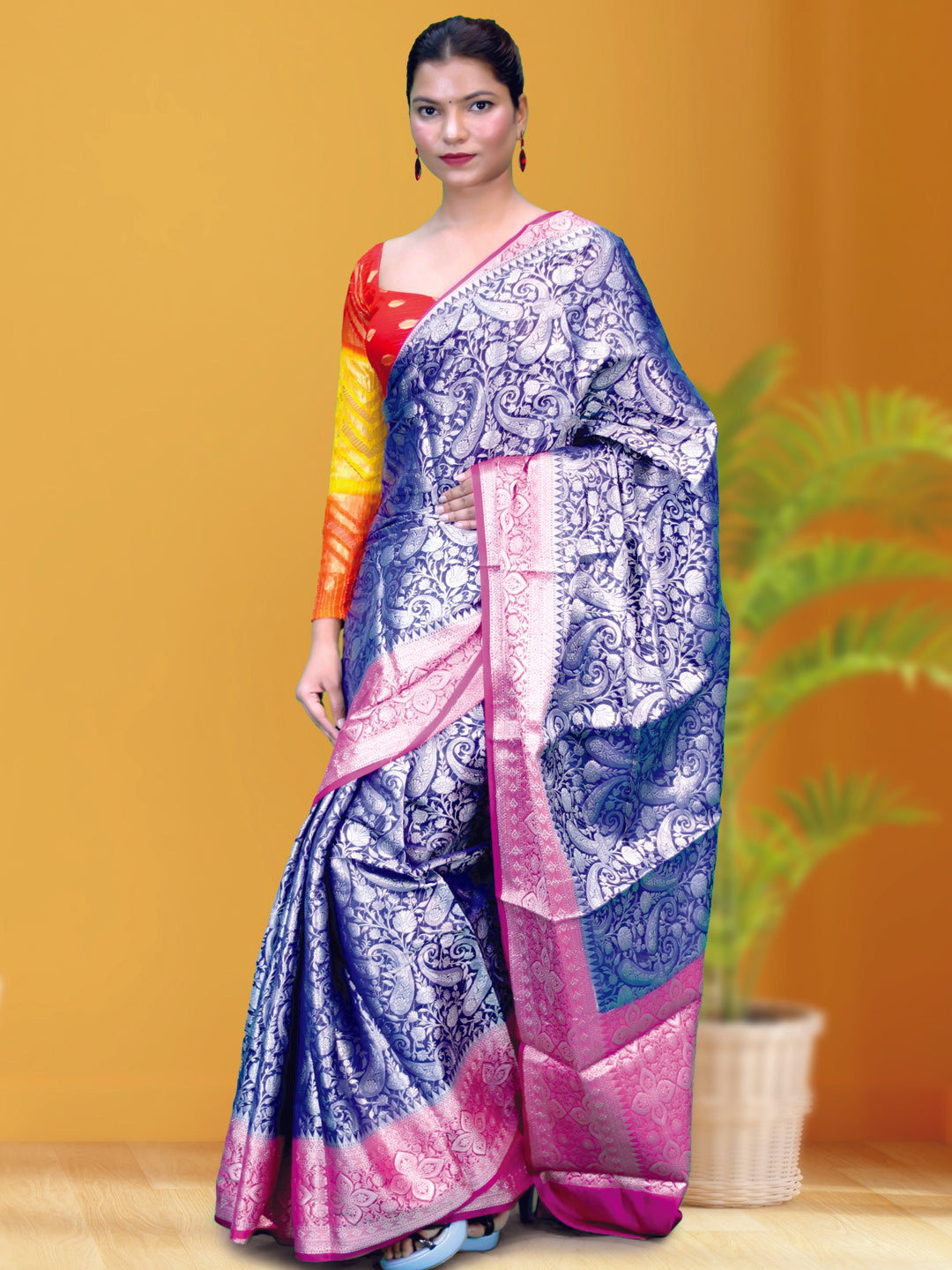 Banarasi Kanchee-Tanchui Silk Saree