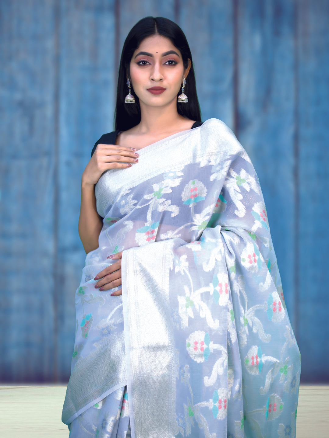 Banarasi Munga Organza Saree