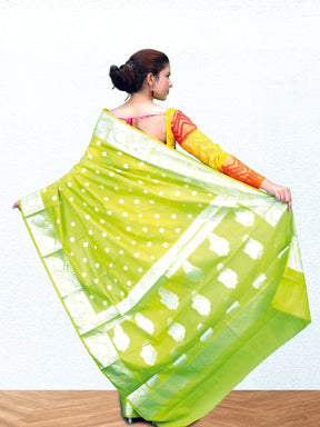 Banarasi Khaddi Georgatte Silk