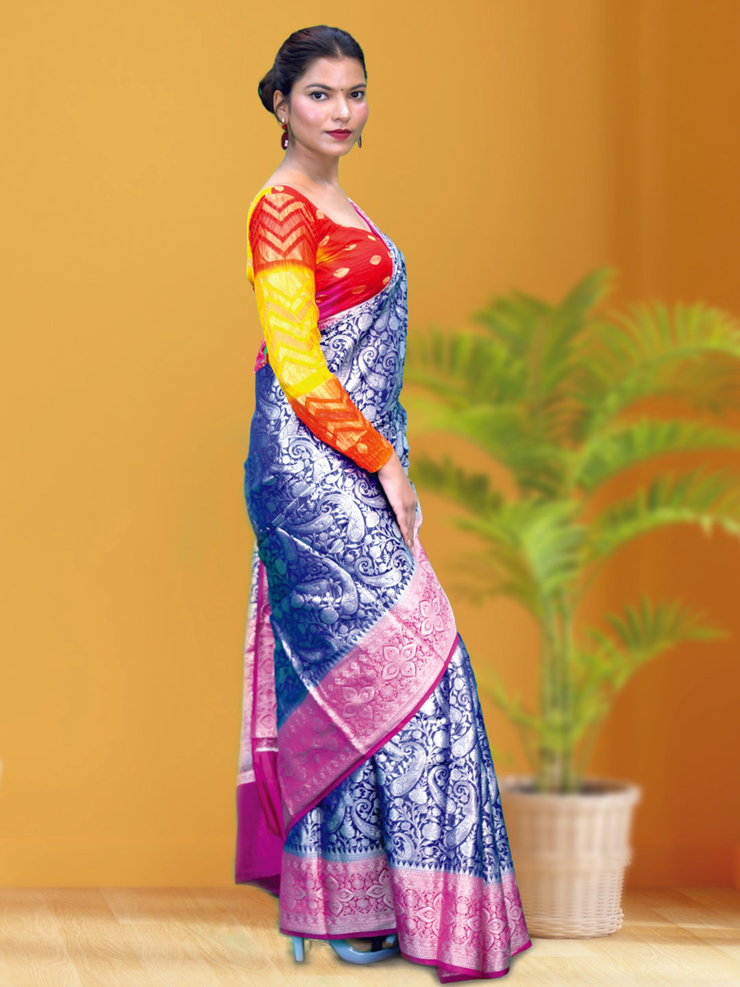 Banarasi Kanchee-Tanchui Silk Saree