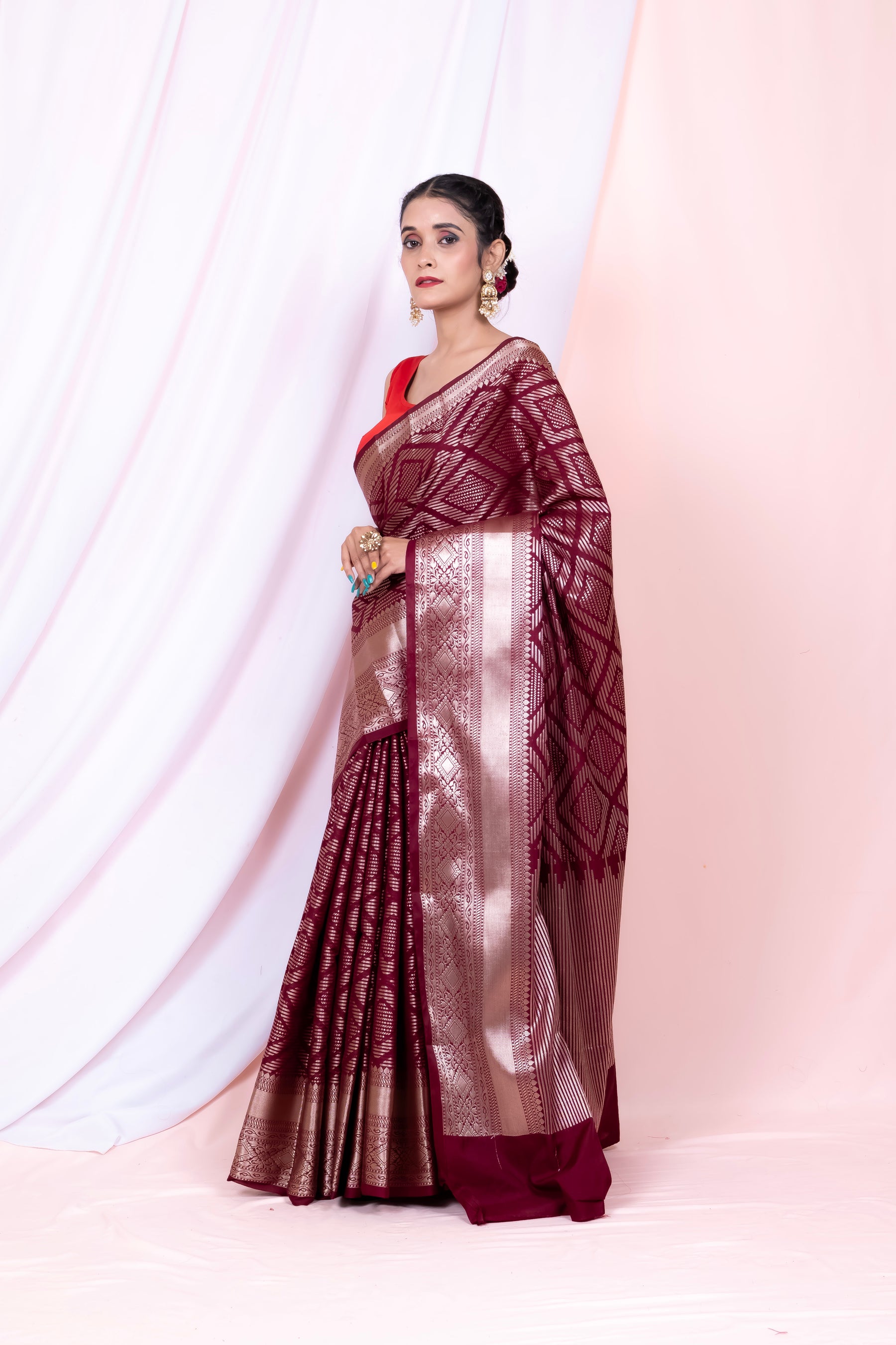 Banarasi Chinya Silk