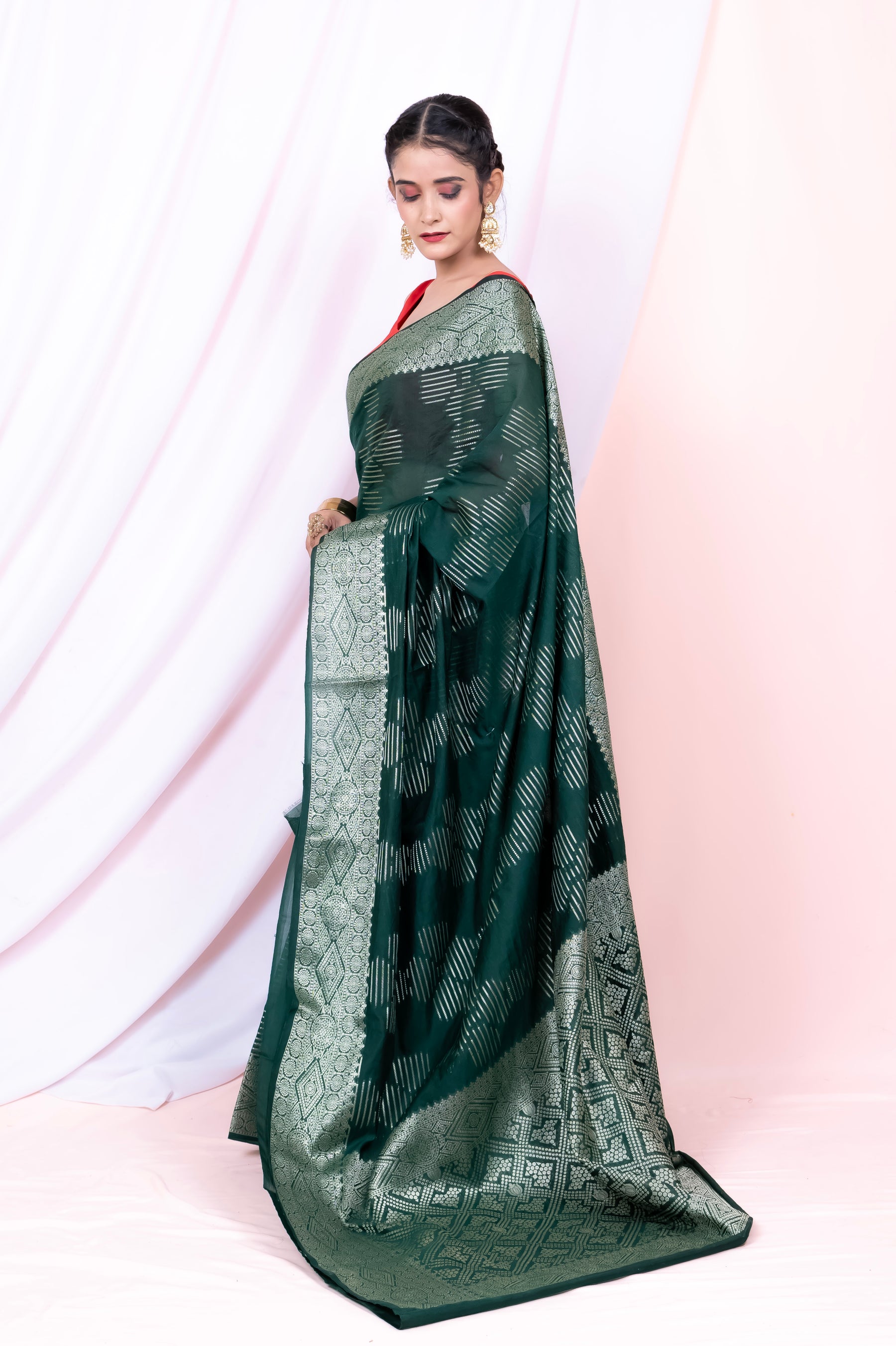 Banarasi Chinya Silk