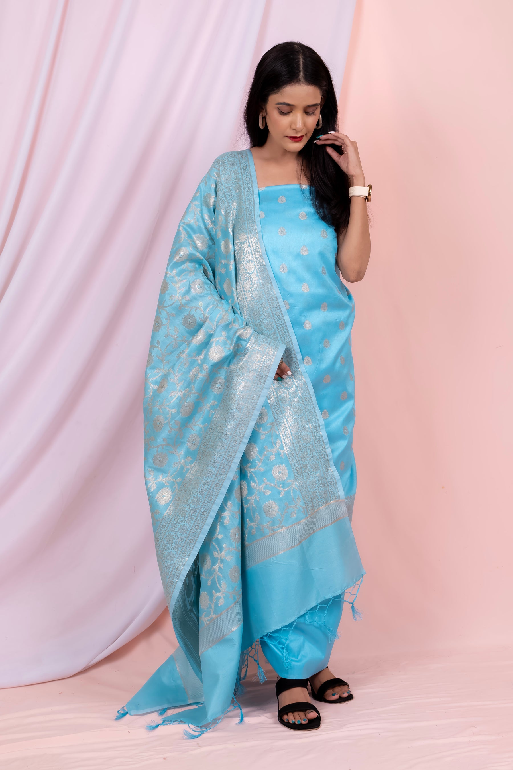 Banarasi Silk Suit