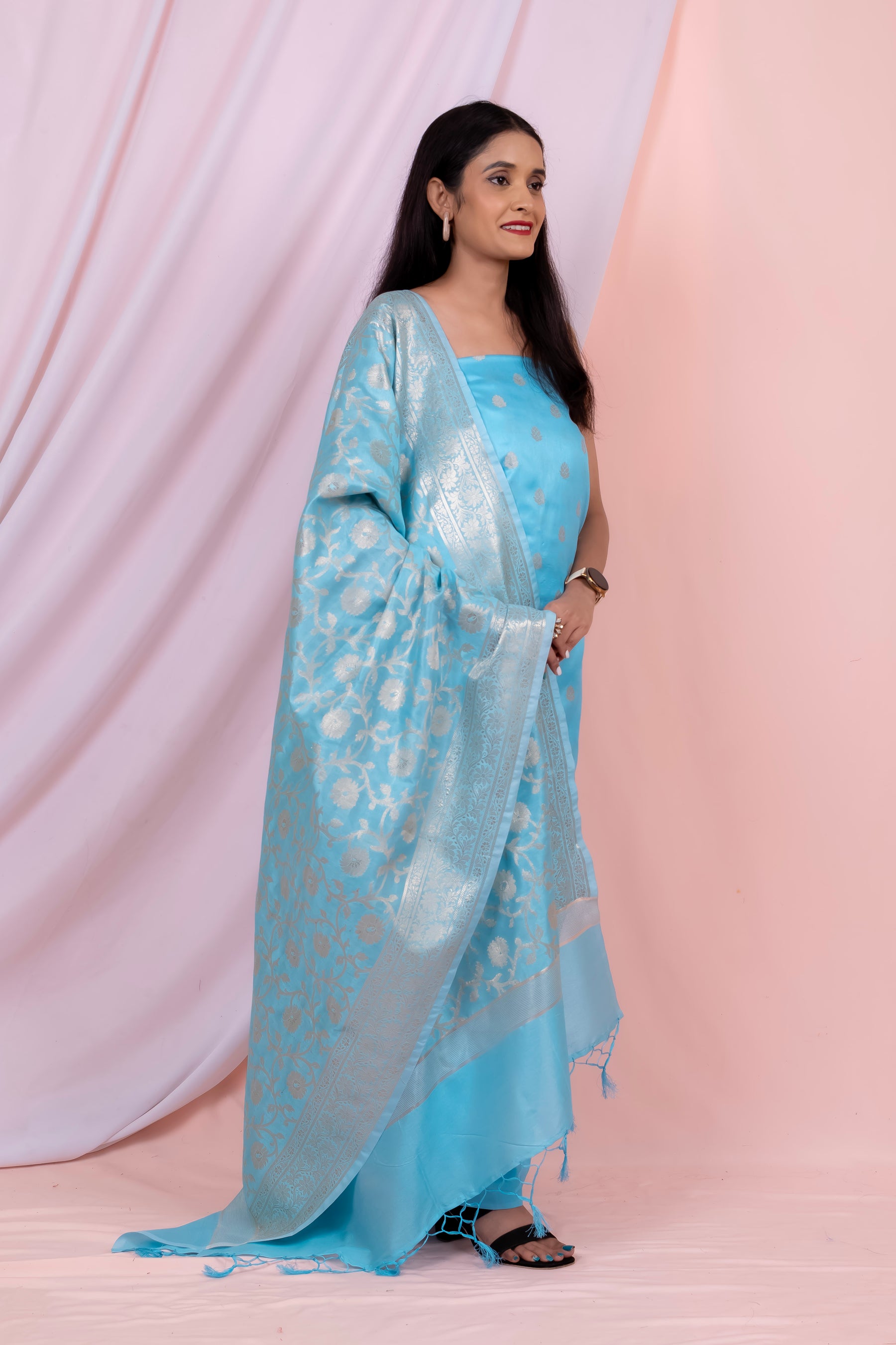 Banarasi Silk Suit