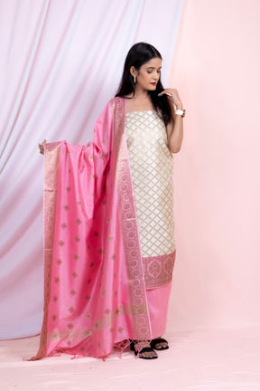 Banarasi Tasser Silk Suit