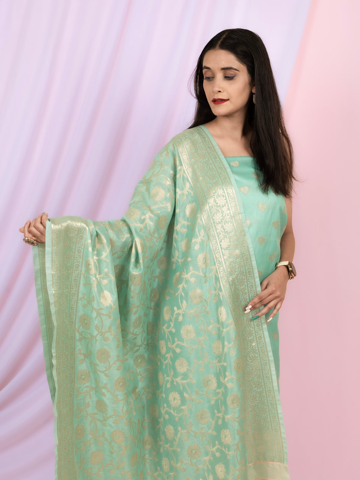 Banarasi Silk Suit