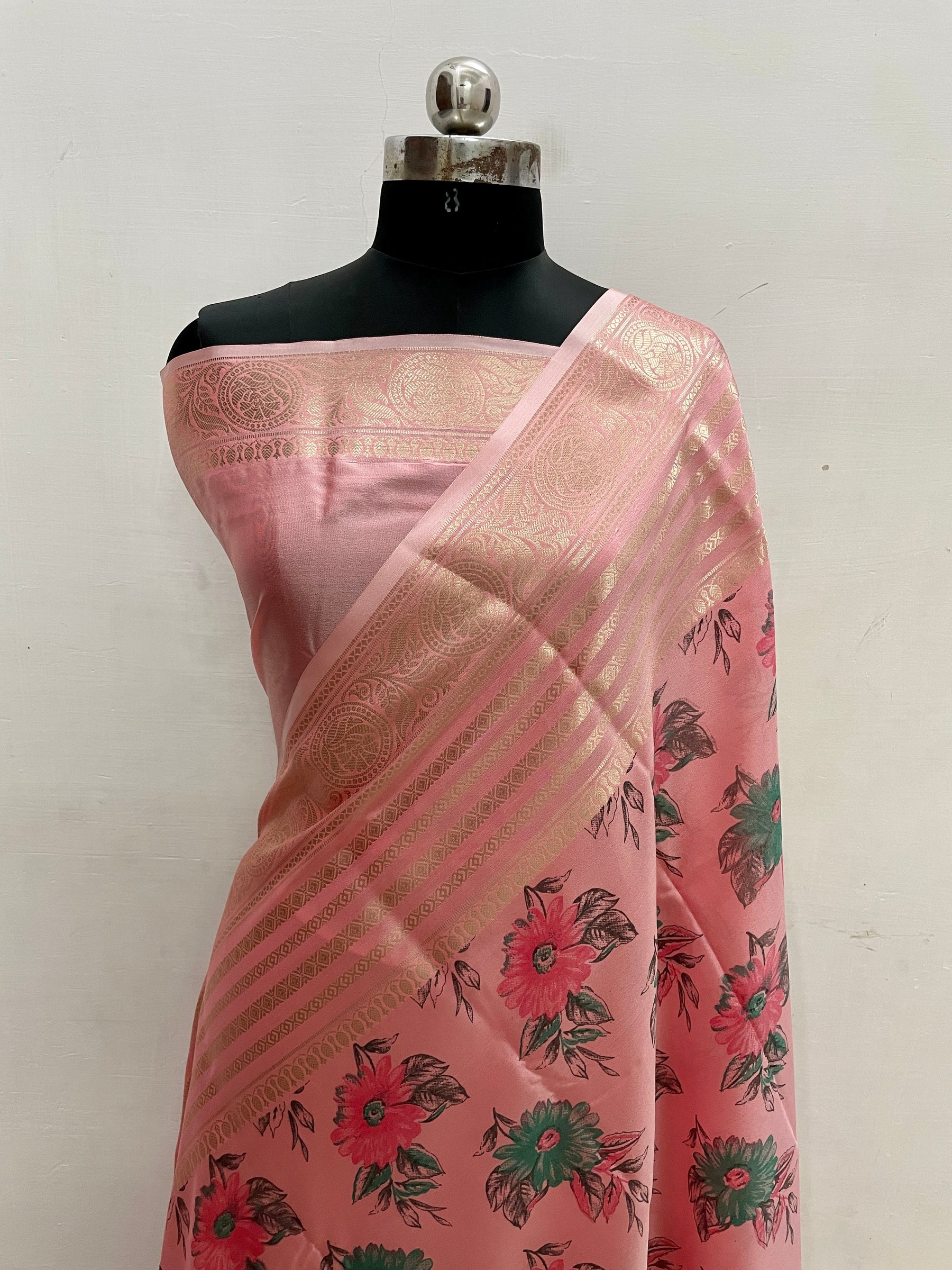 Banarasi Fancy Printed Silk Saree