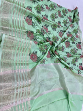 Banarasi Fancy Printed Silk Saree