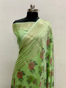 Banarasi Fancy Printed Silk Saree