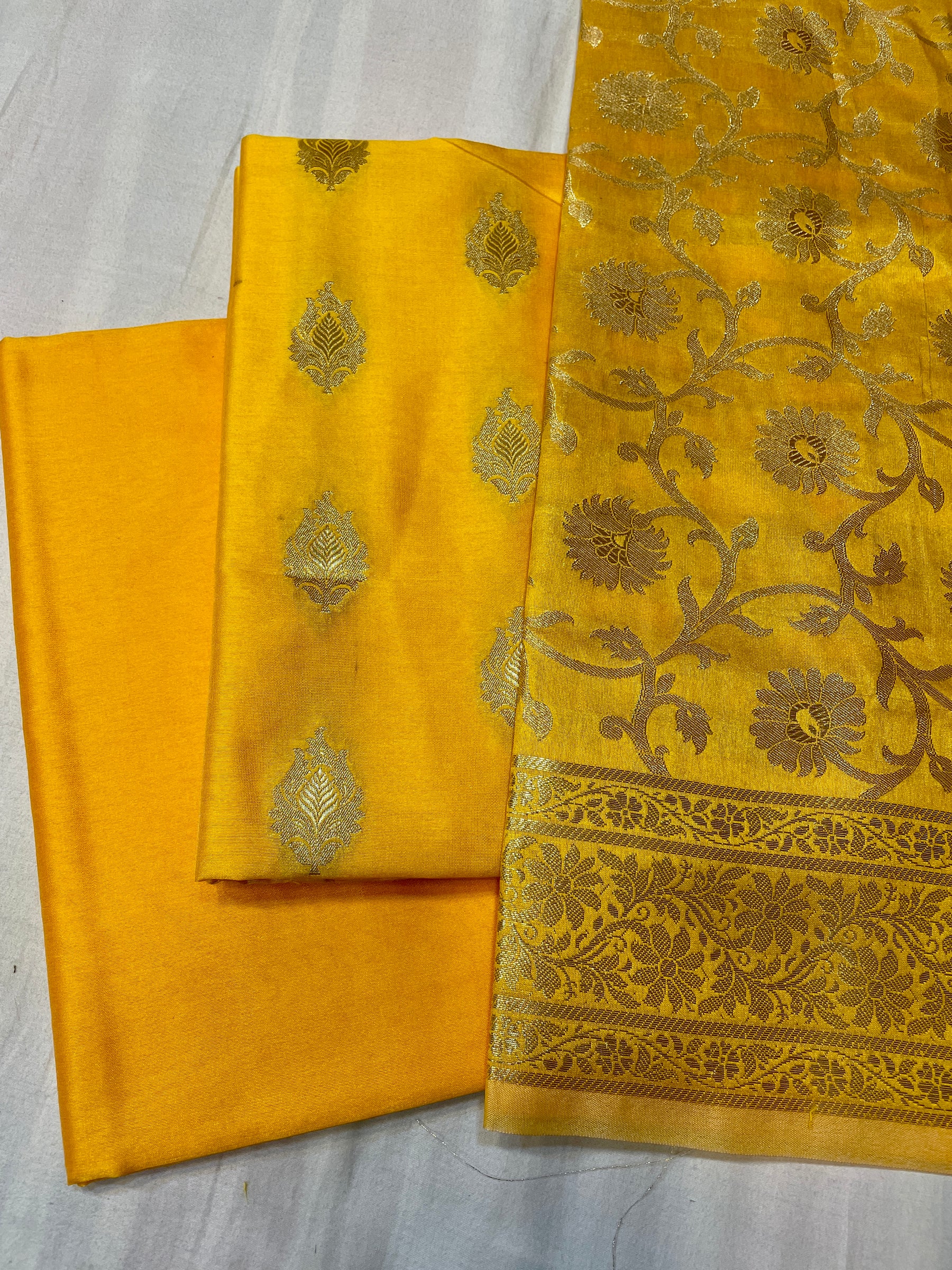 Banarasi Katan Silk Suit