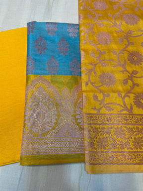 Banarasi Raw Silk Suit