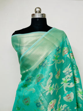 Banarasi Munga Organza Saree