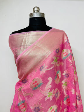 Banarasi Munga Organza Saree