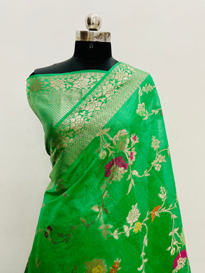 Banarasi Tilfi Mina Silk Saree