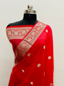 Banarasi Khaddi Georgatte Silk