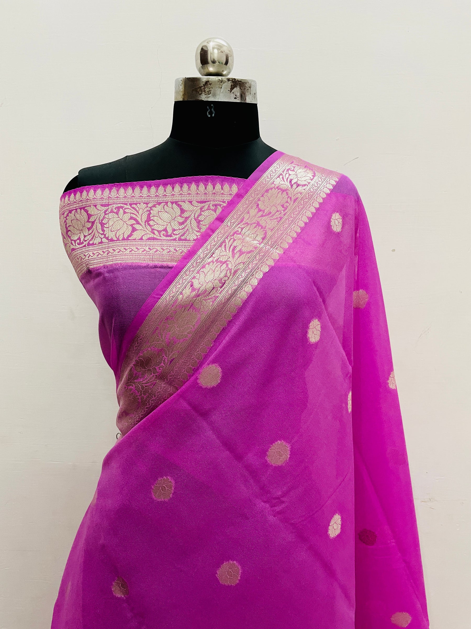 Banarasi Khaddi Georgatte Silk