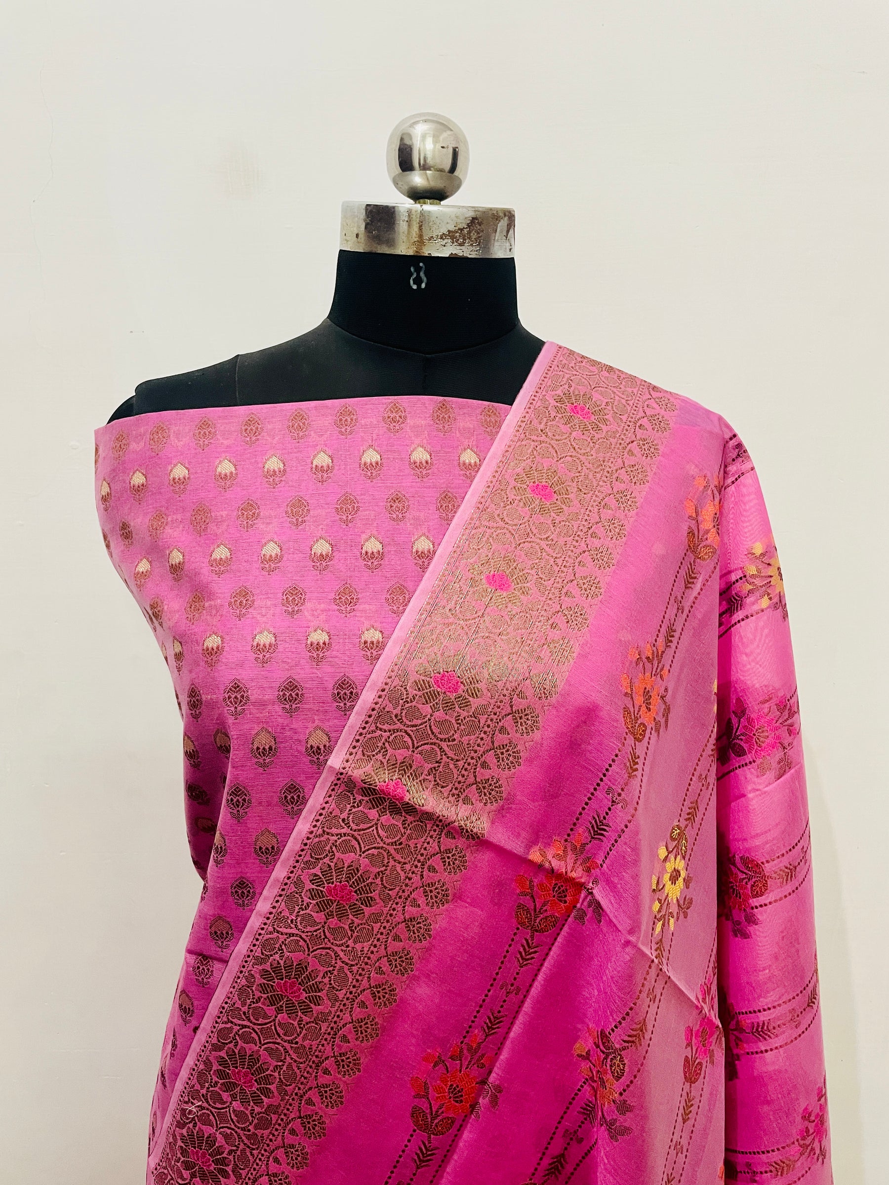 Banarasi Cotton Silk Tilfi Suit