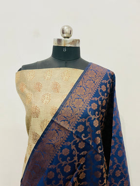 Banarasi Tasser Khicha Silk Suit