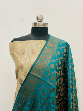 Banarasi Tasser Khicha Silk Suit