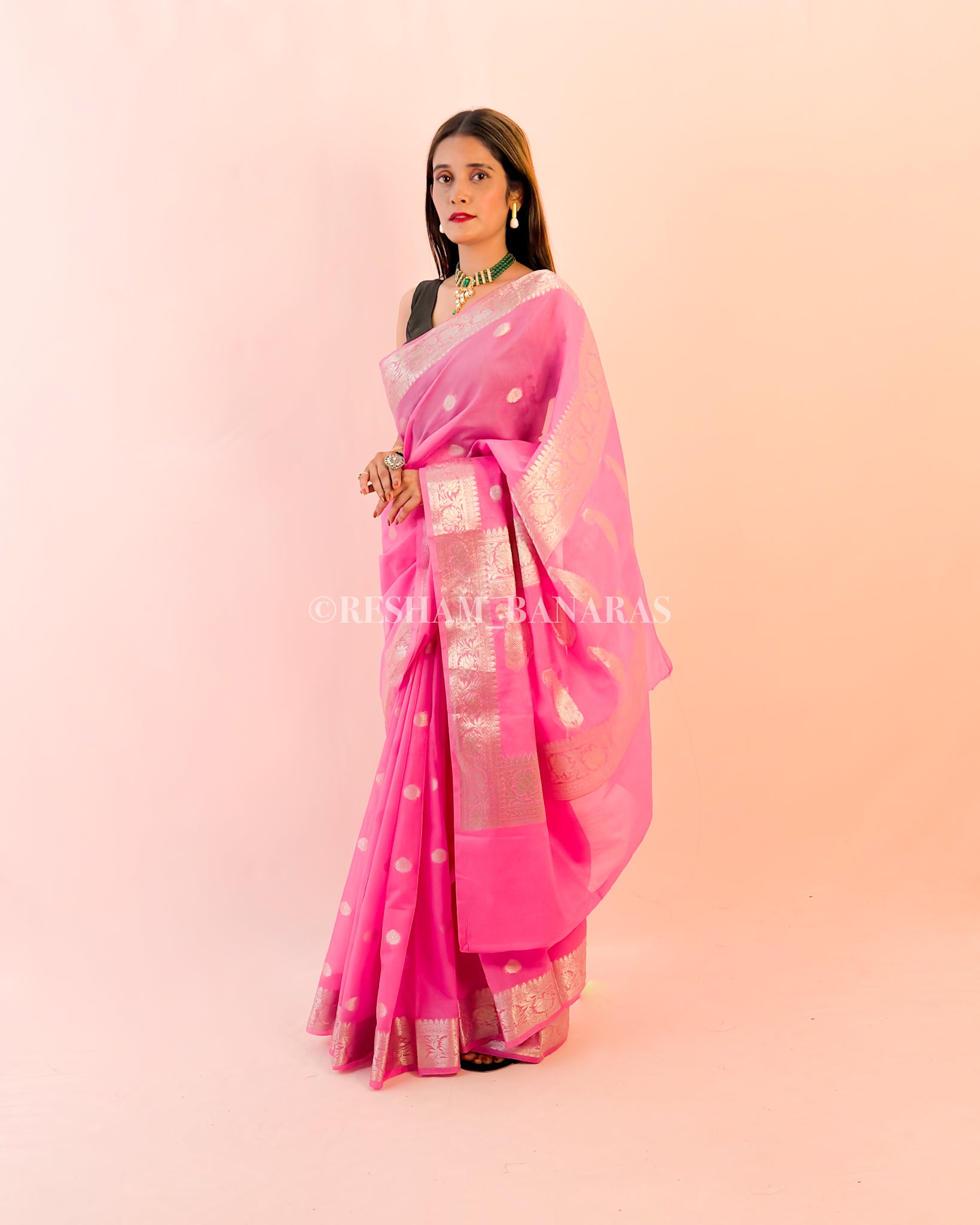 Banarasi Georgatte Saree