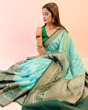 Banarasi Kosa Mashroo Silk