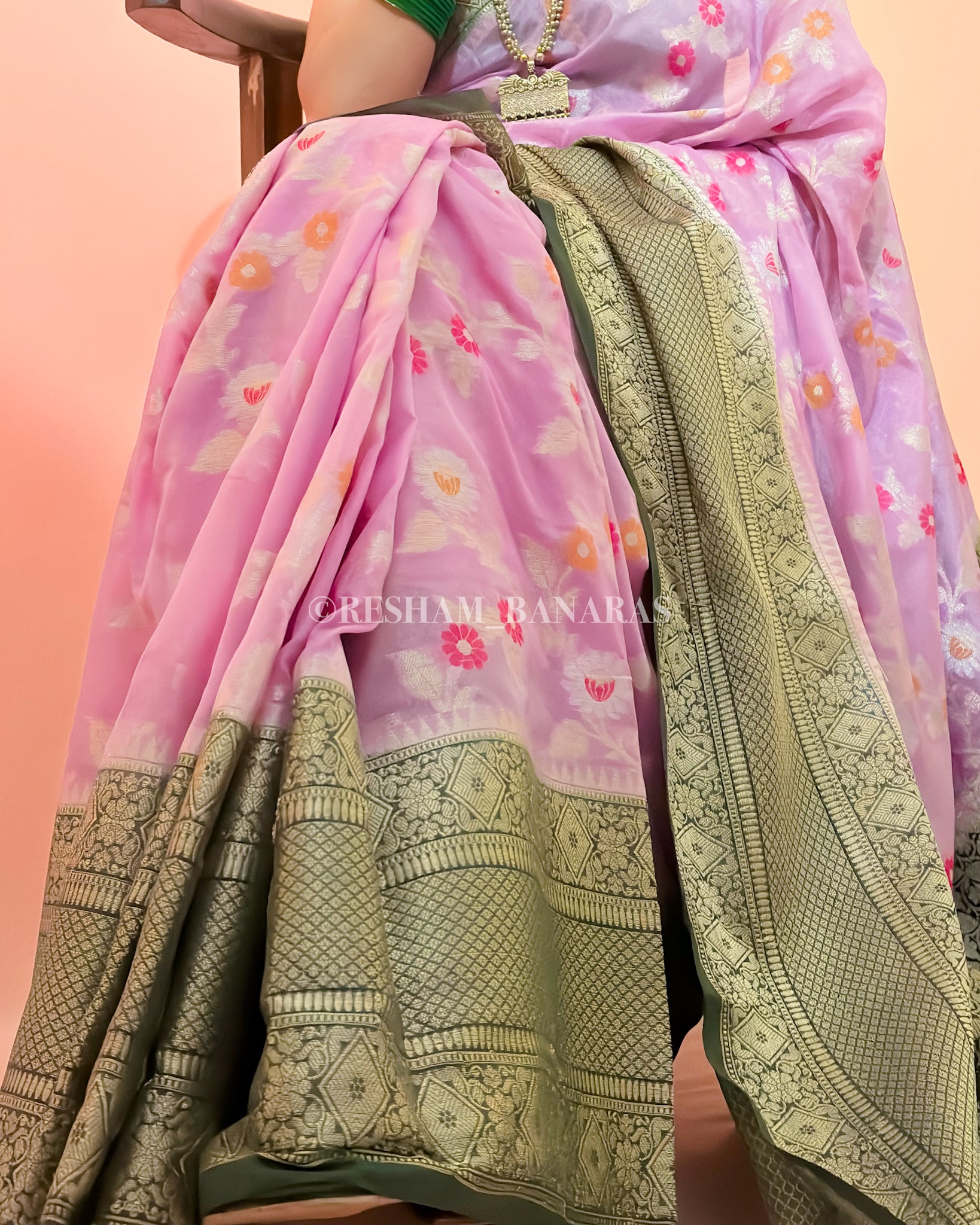 Banarasi Chinya Silk