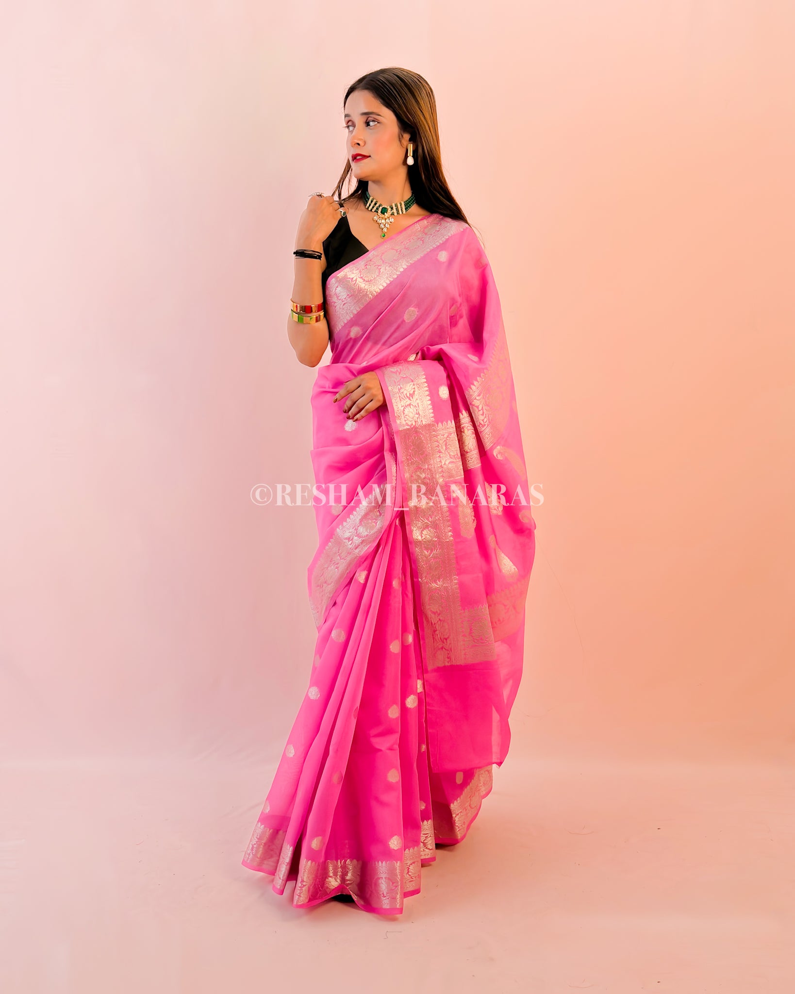 Banarasi Georgatte Saree