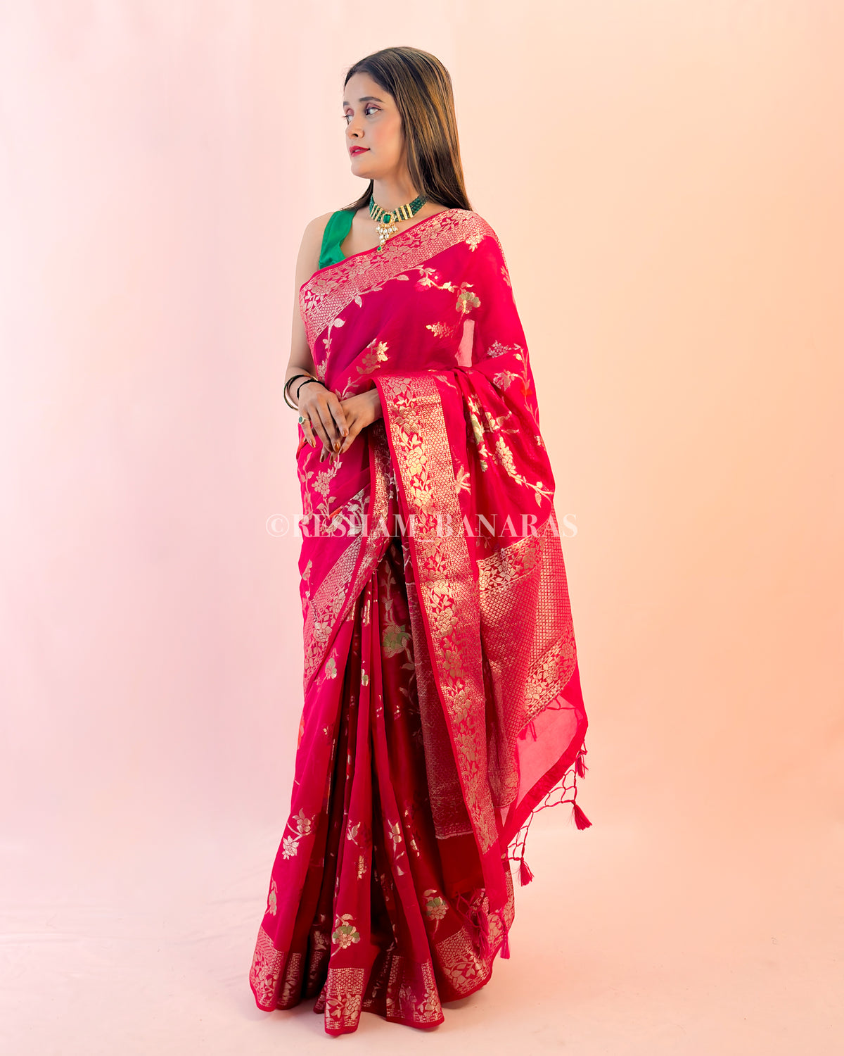 Banarasi Georgatte Silk