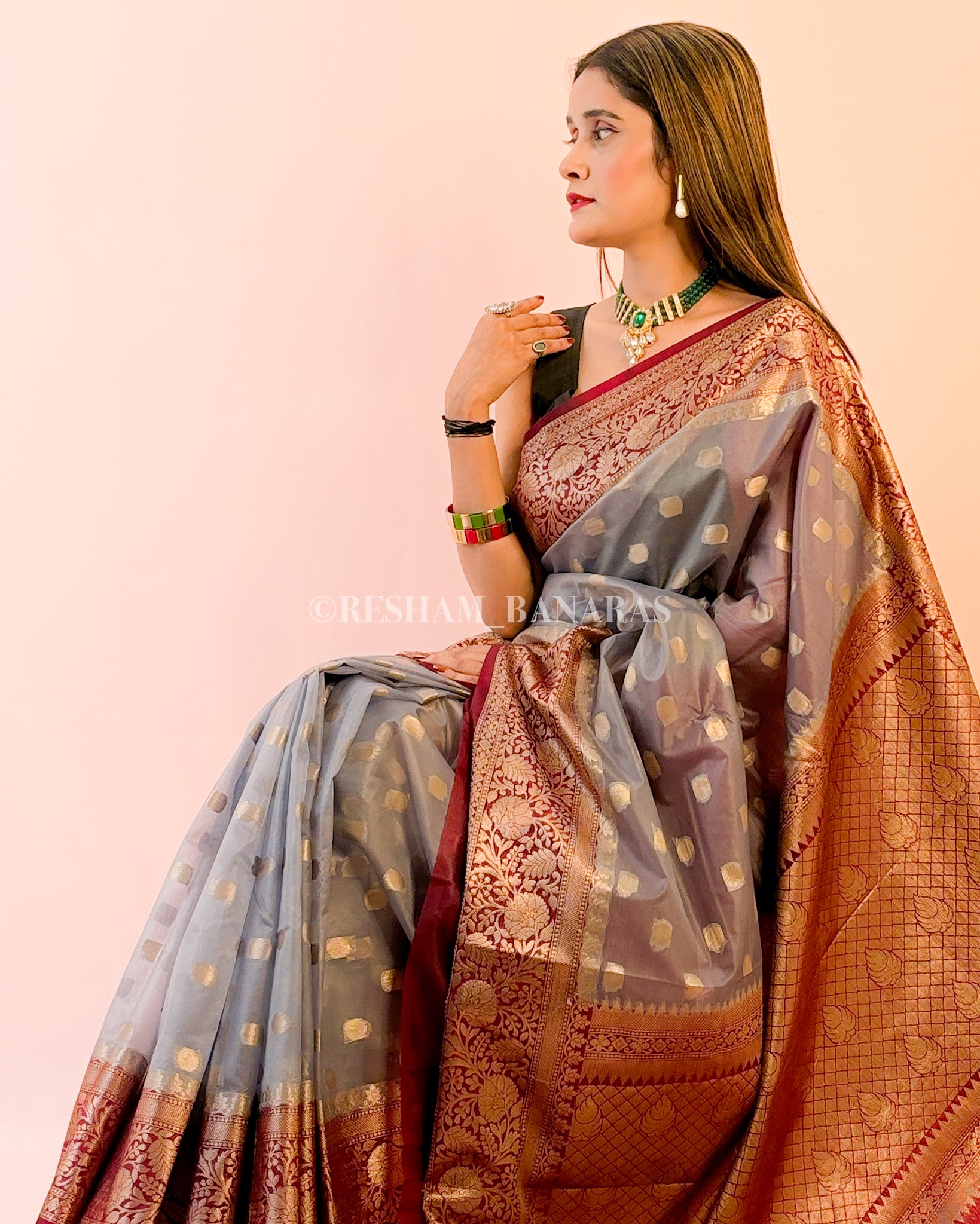 Banarasi Kora Organza Silk